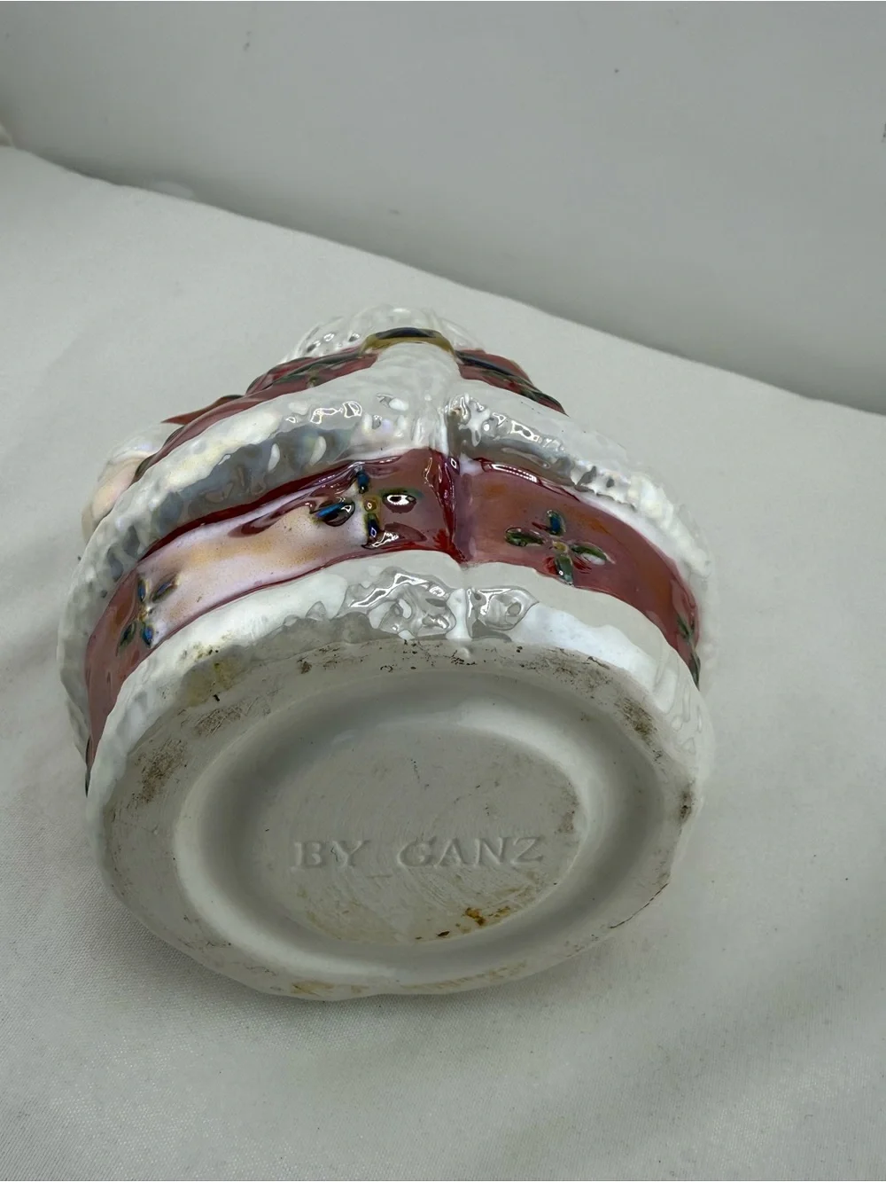 Santa Ceramic tea light holder